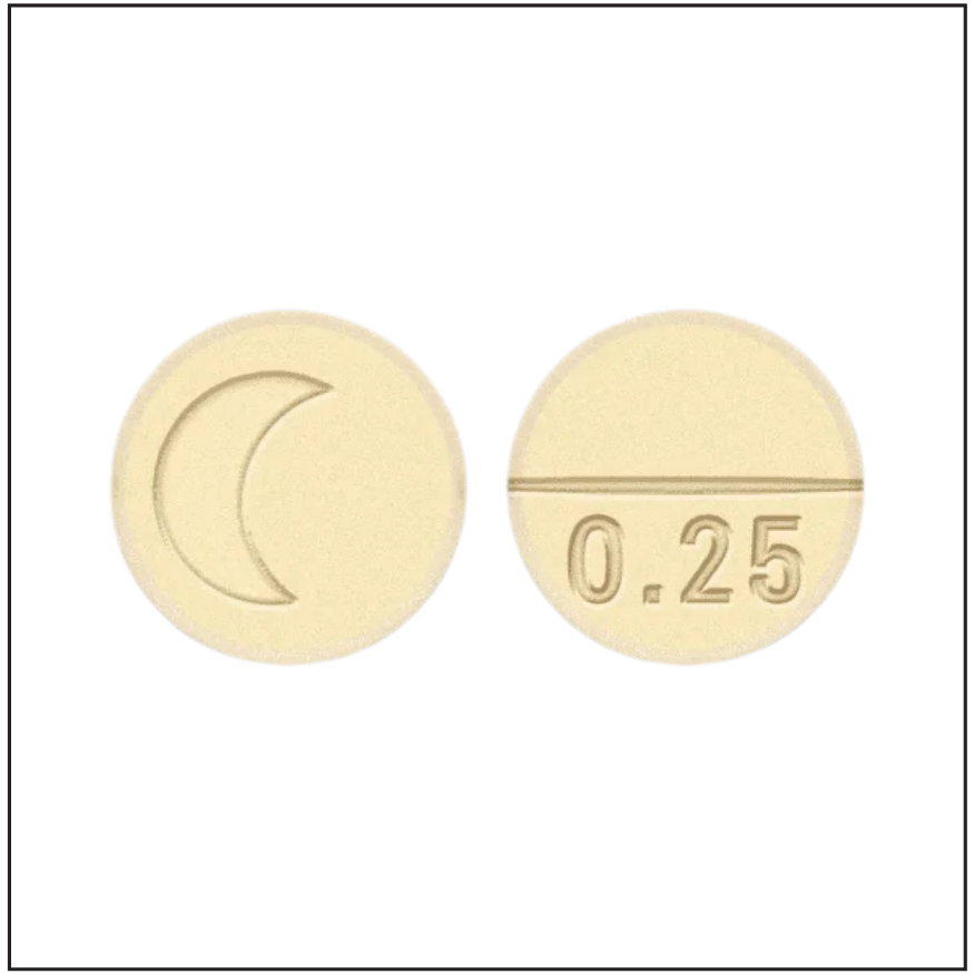 Alprazolam 0.25mg 1 Alprazolam 0.25mg